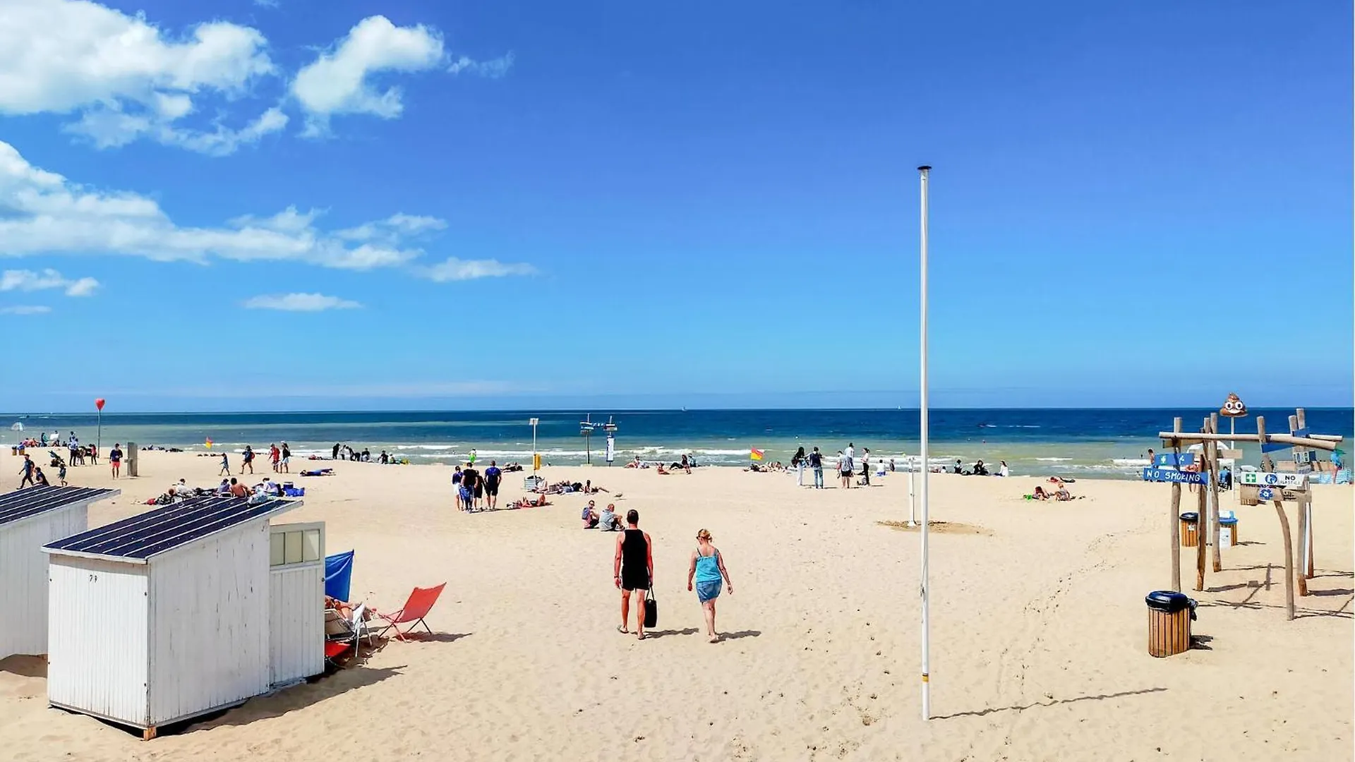 Beach Front Apartment In Oostende With Wifi